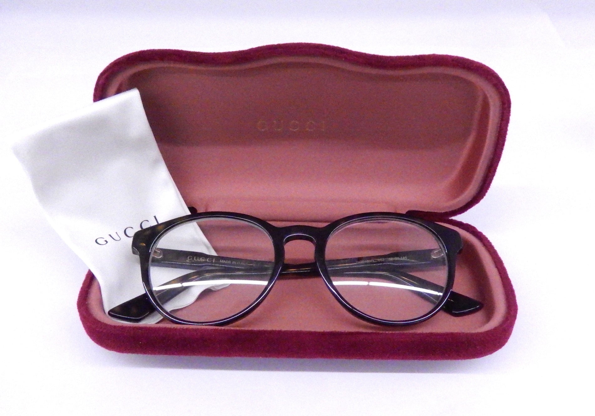 GUCCI/グッチ めがね GG04850 002 べっこう柄 伊達メガネ サングラス - 安心保証・業界最安値の販売 福助